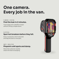 TEPPY ULTRA thermal camera uses: boilers, engines, industrial equipment